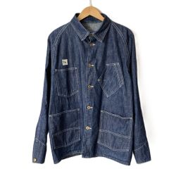 ☆☆ TCB jeans BLACK CAT JACKET インディゴ ジャケット カバーオール デニム SIZE 40 メンズ Bランク
