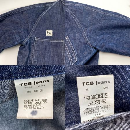  TCB jeans BLACK CAT JACKET インディゴ ジャケット カバーオール デニム SIZE 40 メンズ