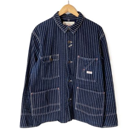  TCB JEANS ジャケット ウォバッシュカバーオール デニム SIZE 40 メンズ ネイビー