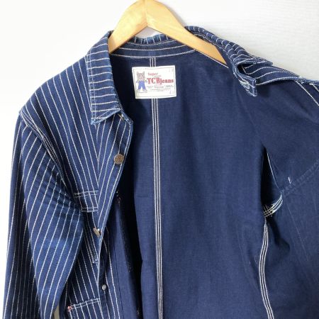  TCB JEANS ジャケット ウォバッシュカバーオール デニム SIZE 40 メンズ ネイビー