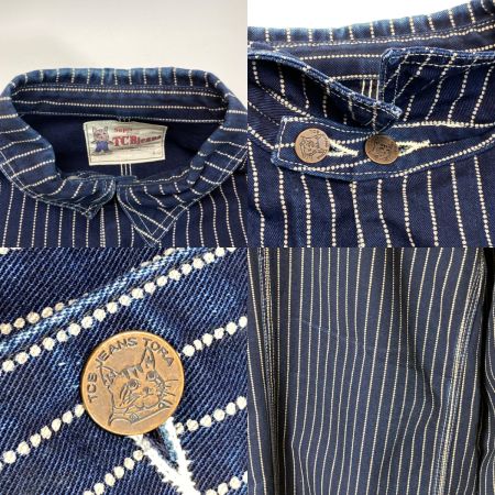  TCB JEANS ジャケット ウォバッシュカバーオール デニム SIZE 40 メンズ ネイビー