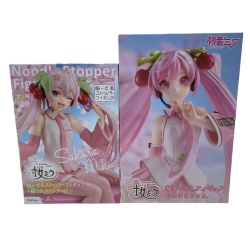 ☆☆  桜ミク フィギュア 描き下ろしフィギュア 2021ver・ぬーどるストッパーフィギュア セット 未開封 Nランク