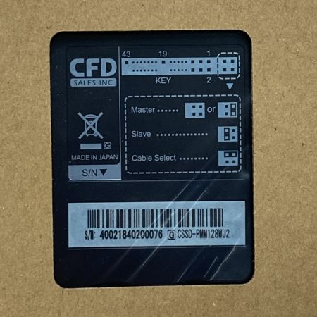  CFD販売 SSD ATA 2.5インチ 128GB CSSD-PMM128WJ2 PCパーツ 内蔵SSD 箱付き 未使用
