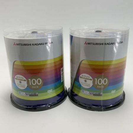  三菱化学メディア バーベイタム DVD-R 16倍速 VHR12JP100V4 100枚入 2個セット
