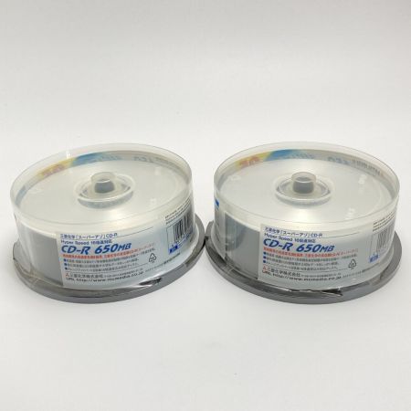  三菱化学 SUPER-AZO CD-R 16倍速 650MB CDR74SA25S 25枚入り スピンドル 2個セット