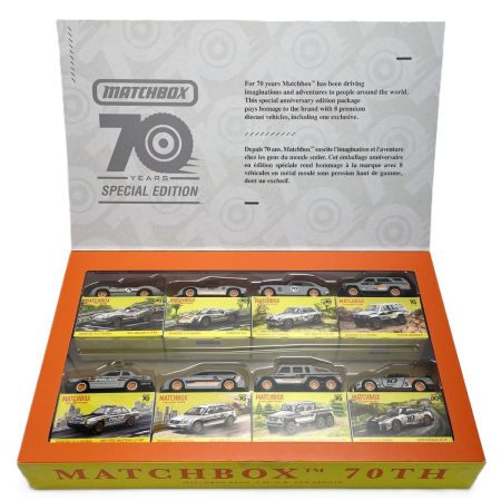 MATTEL MatchBox マッチボックス 70周年記念 コレクターセット 8台入り