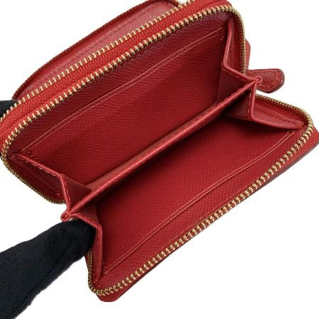  COACH コーチ ダブルジップ コインケース 63921 レッド
