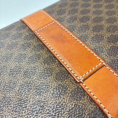 CELINE セリーヌ マカダム柄 ショルダートートバッグ ヴィンテージ MC98/2 PVCxレザー 
