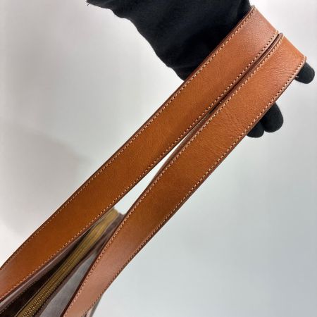 CELINE セリーヌ マカダム柄 ショルダートートバッグ ヴィンテージ MC98/2 PVCxレザー 