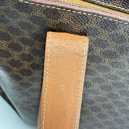 CELINE セリーヌ マカダム柄 ショルダートートバッグ ヴィンテージ MC98/2 PVCxレザー 