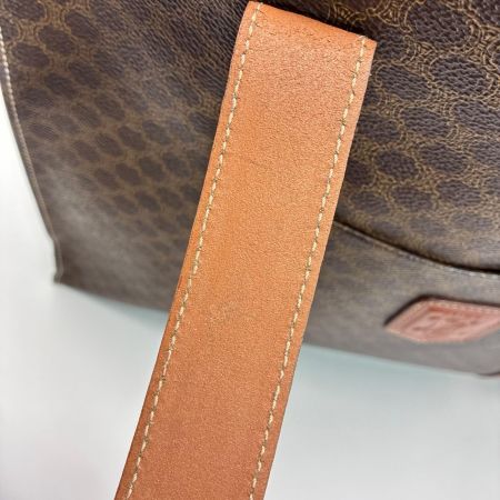 CELINE セリーヌ マカダム柄 ショルダートートバッグ ヴィンテージ MC98/2 PVCxレザー 
