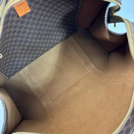 CELINE セリーヌ マカダム柄 ショルダートートバッグ ヴィンテージ MC98/2 PVCxレザー 