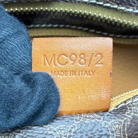 CELINE セリーヌ マカダム柄 ショルダートートバッグ ヴィンテージ MC98/2 PVCxレザー 