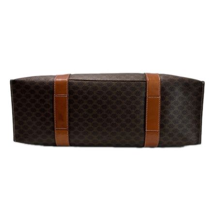 CELINE セリーヌ マカダム柄 ショルダートートバッグ ヴィンテージ MC98/2 PVCxレザー 
