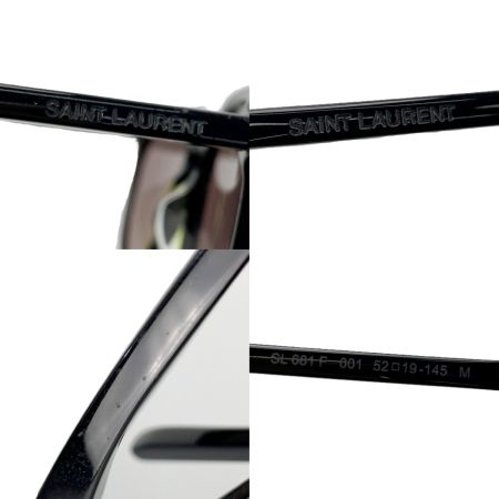 Yves Saint Laurent イブサンローラン アイウェア サングラス セルフレーム SL681F ブラック ケース 眼鏡拭き有