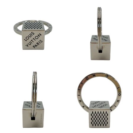  LOUIS VUITTON ルイヴィトン ダミエ キューブ キーリング M67920  キーホルダー チャーム 袋有