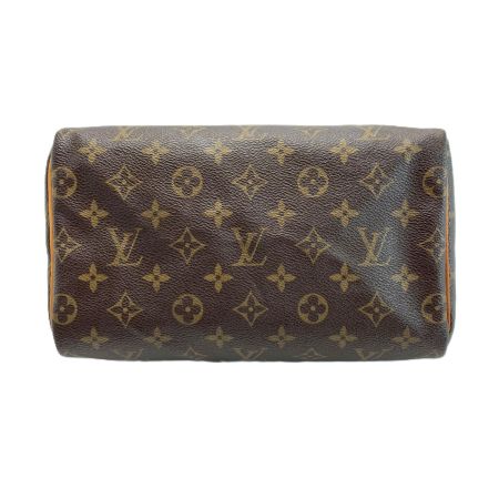  LOUIS VUITTON ルイヴィトン モノグラム スピーディ25 M41528 ブラウン ミニボストンバッグ パドロック有
