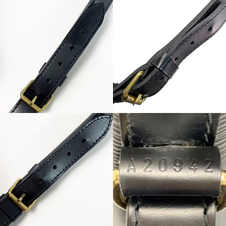  LOUIS VUITTON ルイヴィトン エピノワール プチノエ 巾着  M59012 ノワール x ブラック ショルダーバッグ