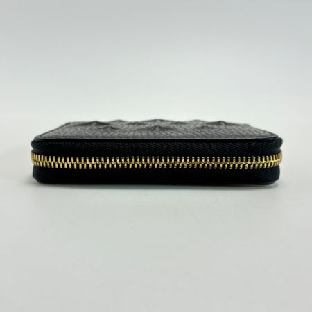 JIMMY CHOO ジミーチュウ エンボス スター スタッズ ラウンドファスナー コインケース ブラック 小銭入れ