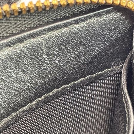 JIMMY CHOO ジミーチュウ エンボス スター スタッズ ラウンドファスナー コインケース ブラック 小銭入れ