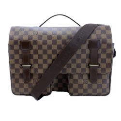 ☆☆ LOUIS VUITTON ルイヴィトン ダミエ ブロードウェイ N42270 エベヌ ショルダーバッグ Bランク
