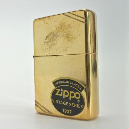   ZIPPO ジッポー オイルライター 1989年製 ダイアゴナルライン #270 HP ブラス 1937レプリカ