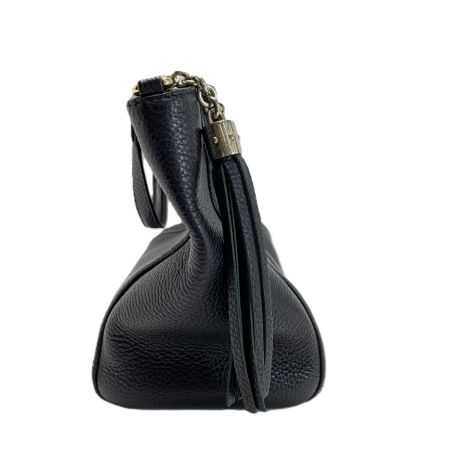  GUCCI グッチ ソーホー インターロッキングG 2WAYバッグ レザー 369176 ブラック 袋 ストラップ付