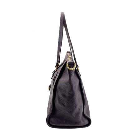  LOUIS VUITTON ルイヴィトン モノグラム・アンプラント ルミニューズPM M40551 パープル 2WAYバッグ レザー