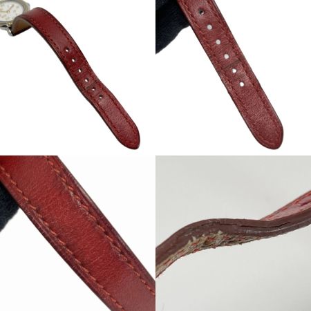  HERMES エルメス メテオール □G刻印 705279 ホワイト クォーツ レディース 腕時計