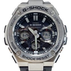 ☆☆ CASIO カシオ G-SHOCK  腕時計 GST-W110-1AJF 電波ソーラー ラバー メンズ Bランク