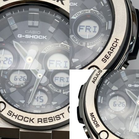  CASIO カシオ G-SHOCK  腕時計 GST-W110-1AJF 電波ソーラー ラバー メンズ