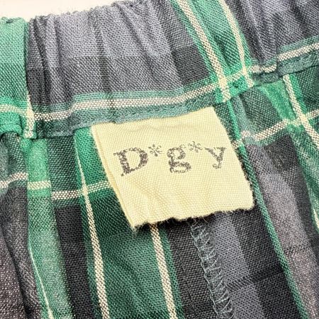 D*g*y ディージーワイ パンツ チェック SIZE M D3038 グリーン×グレー レディース