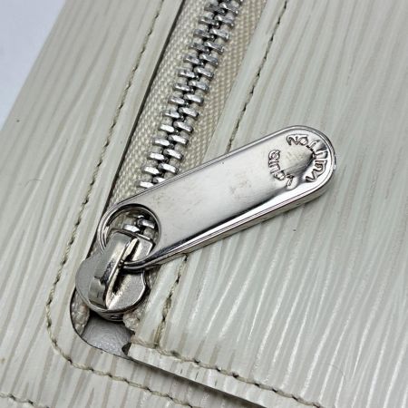 LOUIS VUITTON ルイヴィトン エピ ポルトフォイユ・ウジェニ M6388J ホワイト 長財布