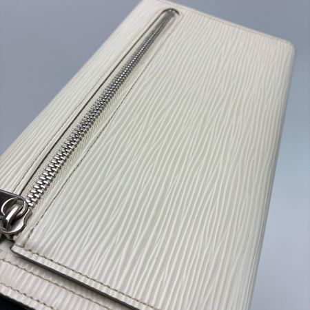 LOUIS VUITTON ルイヴィトン エピ ポルトフォイユ・ウジェニ M6388J ホワイト 長財布