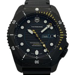 ☆☆ VICTORINOX ビクトリノックス ダイブ プロ 241997 ブラック 自動巻き メンズ 腕時計 箱・取説有 DIVE PRO Bランク