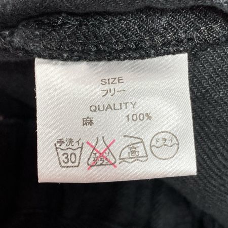 branch m リネンパンツ SIZE Free レディース ブラック