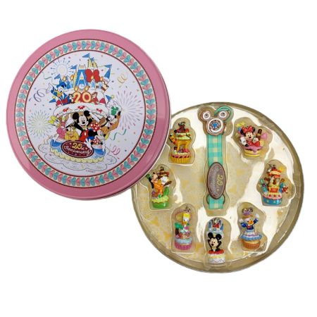   東京ディズニーランド 20周年 ストラップ マスコットチャーム 缶入り