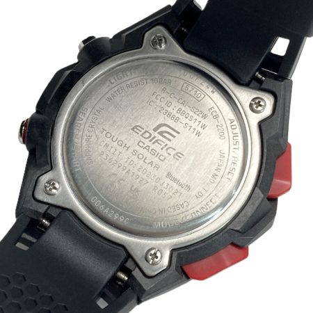  CASIO カシオ エディフィス WINDFLOW ECB-2200YP-1AJF ブラック ソーラー メンズ 腕時計 EDIFICE