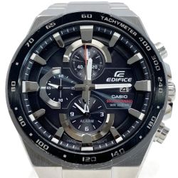 ☆☆ CASIO カシオ EDIFICE EFR-541SBDB-1AJF シルバー ソーラー充電 メンズ Bランク