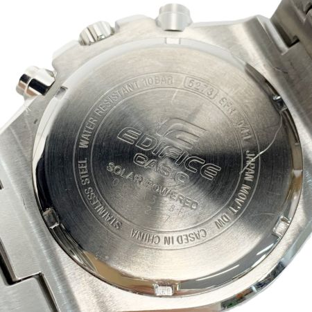  CASIO カシオ EDIFICE EFR-541SBDB-1AJF シルバー ソーラー充電 メンズ
