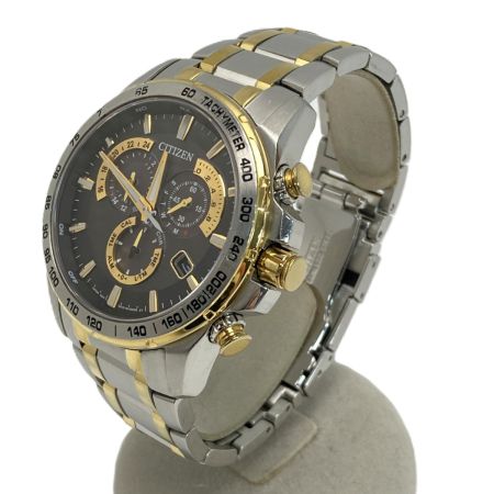  CITIZEN シチズン アテッサ エコドライブ E610-S104840 ブラック 電波ソーラー メンズ 腕時計