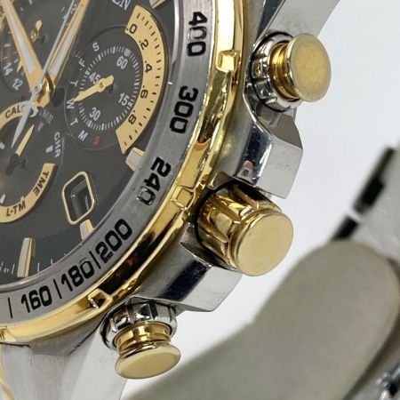  CITIZEN シチズン アテッサ エコドライブ E610-S104840 ブラック 電波ソーラー メンズ 腕時計