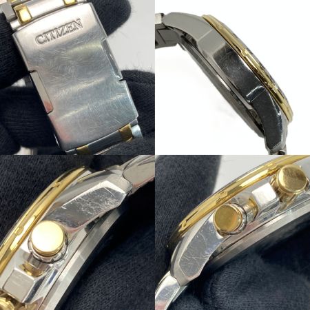  CITIZEN シチズン アテッサ エコドライブ E610-S104840 ブラック 電波ソーラー メンズ 腕時計