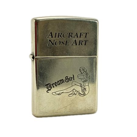 ZIPPO ジッポー オイルライター 1999年製 ヒンジ緩み AIRCRAFT NOSE ART