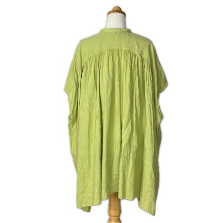 HAVER SACK ハバーサック リネンワンピース size 1 レディース 622422 イエローグリーン