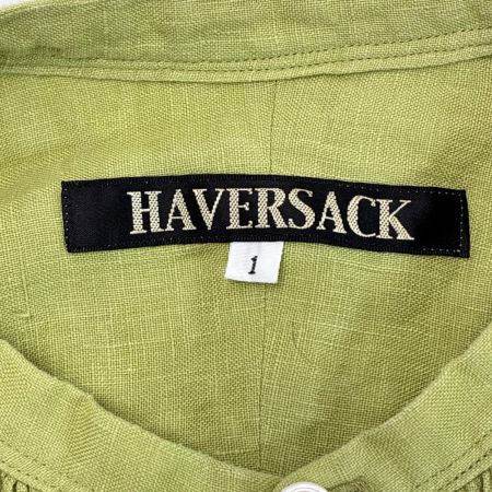 HAVER SACK ハバーサック リネンワンピース size 1 レディース 622422 イエローグリーン