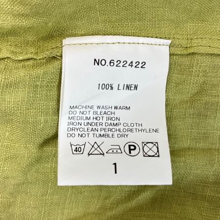 HAVER SACK ハバーサック リネンワンピース size 1 レディース 622422 イエローグリーン