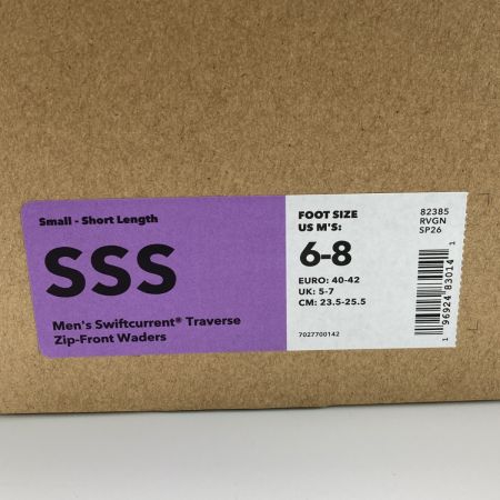  Patagonia パタゴニア スウィフトカレント トラバーズ ジップフロント ウェーダー SSS 82385 /リペアキット付き