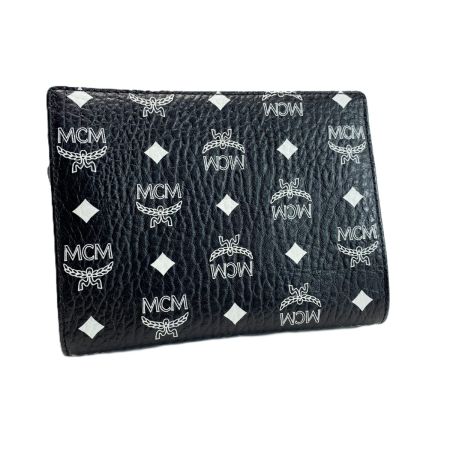  MCM エムシーエム ポーチ レザー 袋有 ブラック