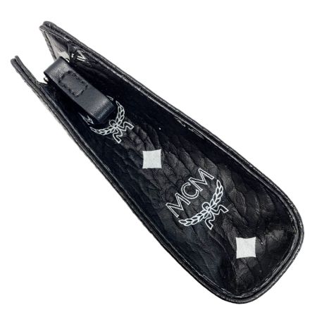  MCM エムシーエム ポーチ レザー 袋有 ブラック